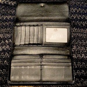 Coach black wallet